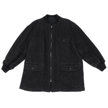 COMME des GARCONS HOMME Wool Blend Flap Jacket Gray Size M