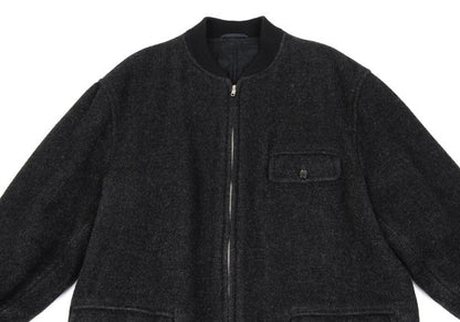 COMME des GARCONS HOMME Wool Blend Flap Jacket Gray Size M
