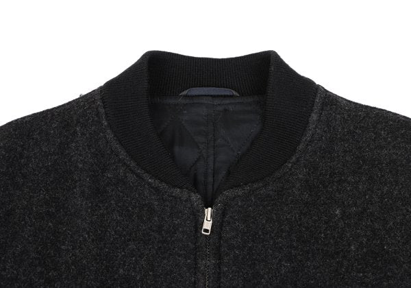 COMME des GARCONS HOMME Wool Blend Flap Jacket Gray Size M