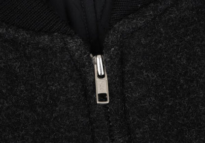 COMME des GARCONS HOMME Wool Blend Flap Jacket Gray Size M