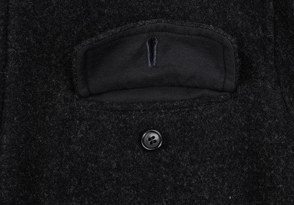 COMME des GARCONS HOMME Wool Blend Flap Jacket Gray Size M