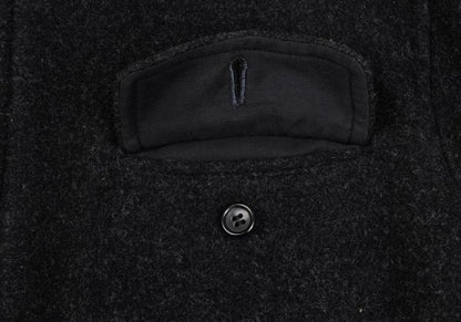 COMME des GARCONS HOMME Wool Blend Flap Jacket Gray Size M