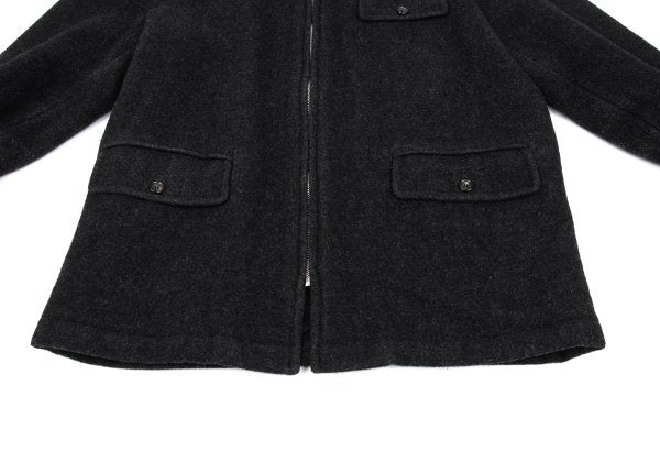 COMME des GARCONS HOMME Wool Blend Flap Jacket Gray Size M