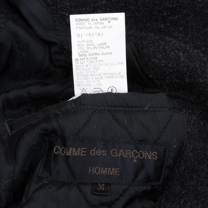 COMME des GARCONS HOMME Wool Blend Flap Jacket Gray Size M