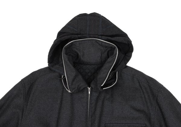 COMME des GARCONS HOMME Wool Packable Jacket Gray Size M