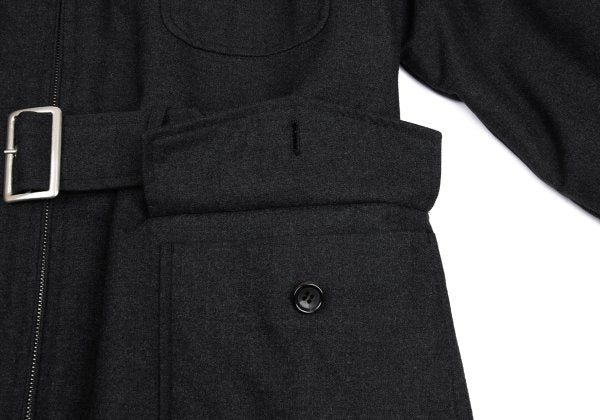 COMME des GARCONS HOMME Wool Packable Jacket Gray Size M