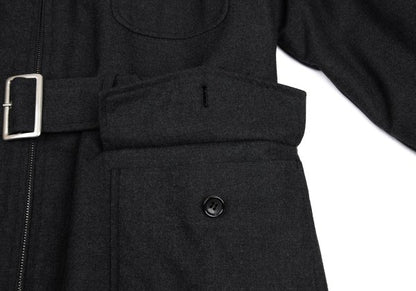 COMME des GARCONS HOMME Wool Packable Jacket Gray Size M