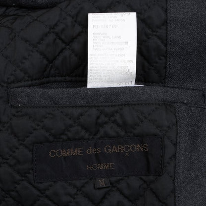 COMME des GARCONS HOMME Wool Packable Jacket Gray Size M