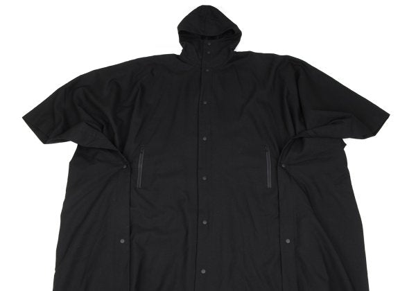Yohji Yamamoto POUR HOMME Mesh Wool Poncho Coat Size 3
