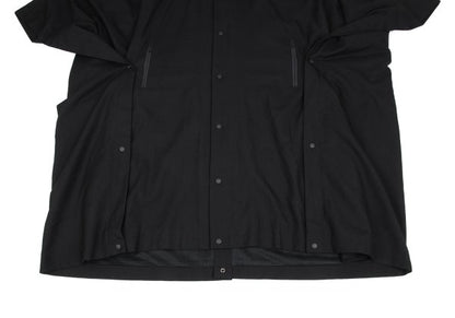 Yohji Yamamoto POUR HOMME Mesh Wool Poncho Coat Size 3