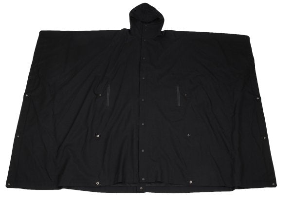 Yohji Yamamoto POUR HOMME Mesh Wool Poncho Coat Size 3
