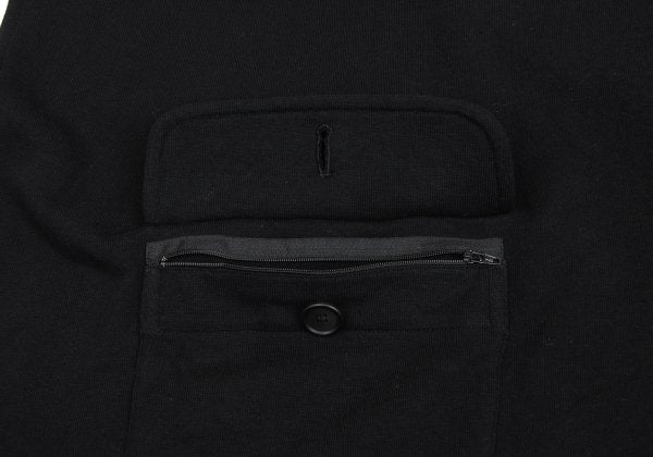 Yohji Yamamoto POUR HOMME 12AW Cotton Coat Black Size 3