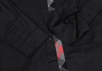 Yohji Yamamoto POUR HOMME Check Patchwork Shirt Black Size 3