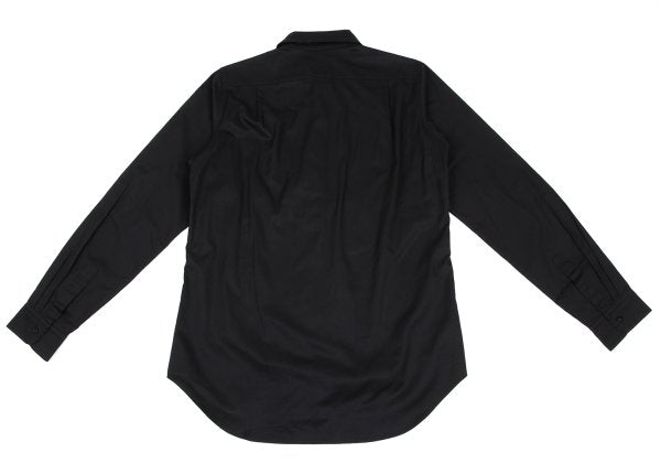 Yohji Yamamoto POUR HOMME Check Patchwork Shirt Black Size 3