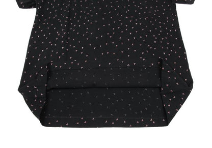 Yohji Yamamoto POUR HOMME Discharge Print Black Red T-Shirt Size 3