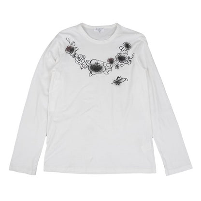 Yohji Yamamoto POUR HOMME Cotton Floral Shirt Ivory Size 3