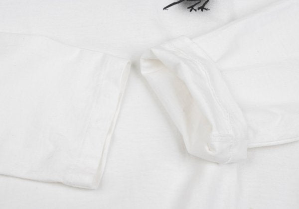 Yohji Yamamoto POUR HOMME Cotton Floral Shirt Ivory Size 3