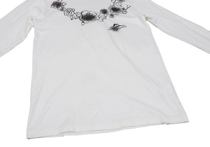 Yohji Yamamoto POUR HOMME Cotton Floral Shirt Ivory Size 3