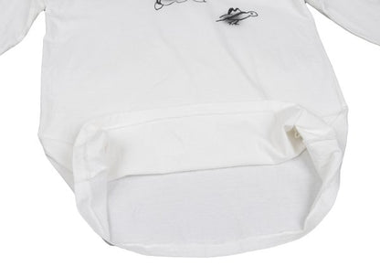 Yohji Yamamoto POUR HOMME Cotton Floral Shirt Ivory Size 3