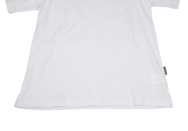 Yohji Yamamoto POUR HOMME Cotton V-Neck T-Shirt White Size 2