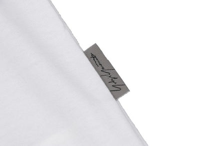 Yohji Yamamoto POUR HOMME Cotton V-Neck T-Shirt White Size 2