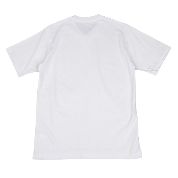 Yohji Yamamoto POUR HOMME Cotton V-Neck T-Shirt White Size 2