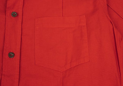 Y's for men Dyed Cotton Pintuck Shirt Red Size 3