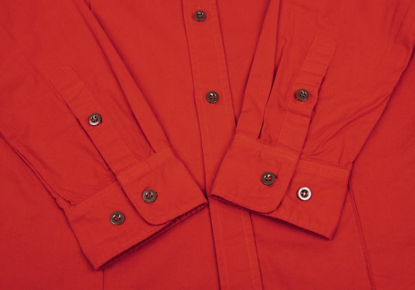 Y's for men Dyed Cotton Pintuck Shirt Red Size 3