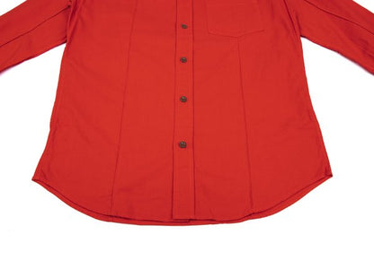 Y's for men Dyed Cotton Pintuck Shirt Red Size 3