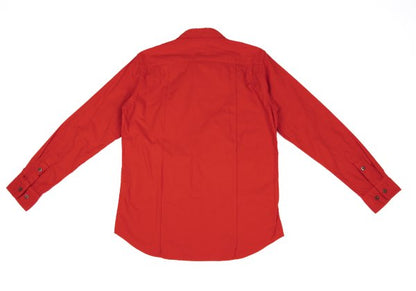Y's for men Dyed Cotton Pintuck Shirt Red Size 3