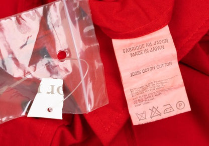 Y's for men Dyed Cotton Pintuck Shirt Red Size 3