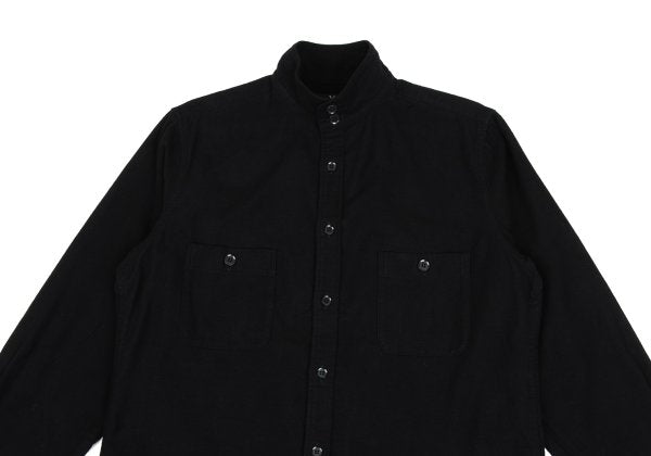 Y's for men Cotton Long Back Shirt Black Size 3