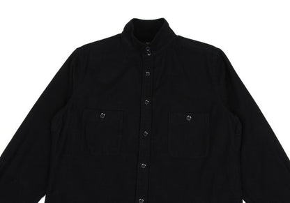 Y's for men Cotton Long Back Shirt Black Size 3