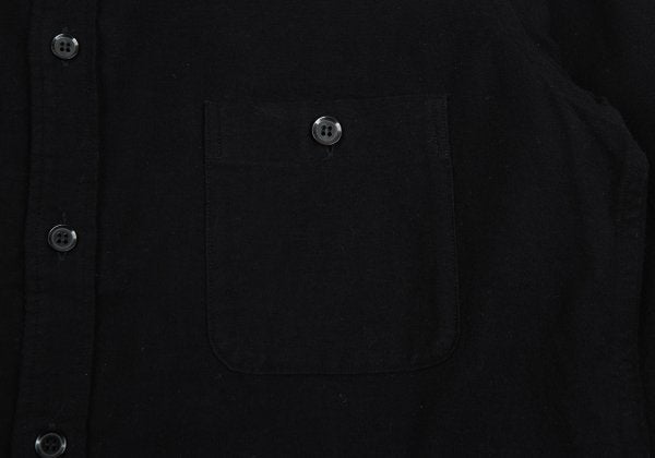 Y's for men Cotton Long Back Shirt Black Size 3