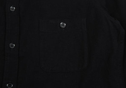 Y's for men Cotton Long Back Shirt Black Size 3