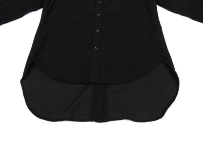 Y's for men Cotton Long Back Shirt Black Size 3