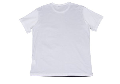 Y's for men Paint Print Panel T-Shirt White Size 2