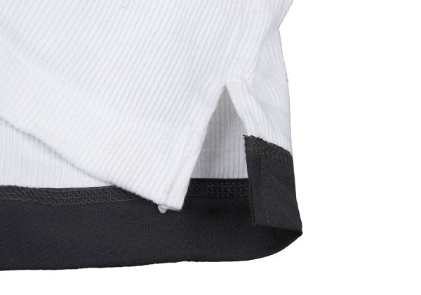 Y's for men Cotton Ribbed Hem T-Shirt White Size 2