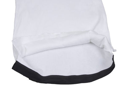 Y's for men Cotton Ribbed Hem T-Shirt White Size 2