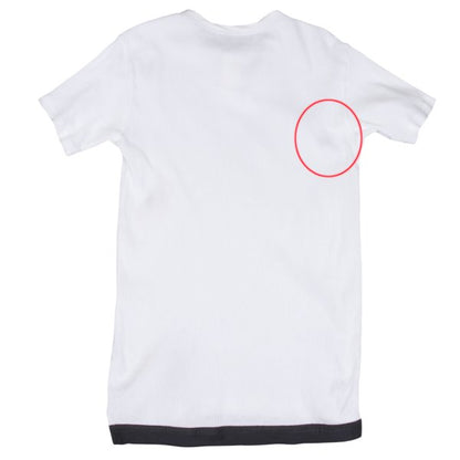 Y's for men Cotton Ribbed Hem T-Shirt White Size 2