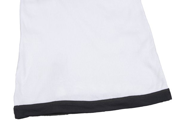 Y's for men Cotton Ribbed Hem T-Shirt White Size 2
