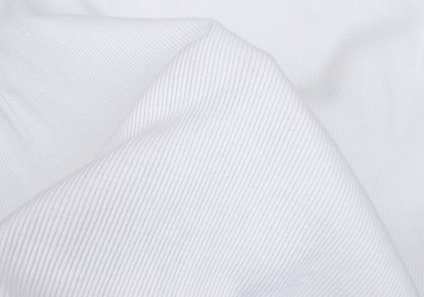 Y's for men Cotton Ribbed Hem T-Shirt White Size 2