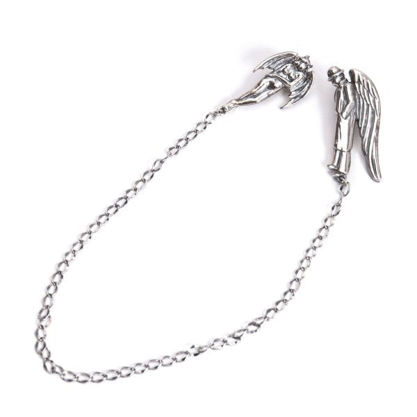 Y's for men Silver 950 Chain Angel Collar Silver