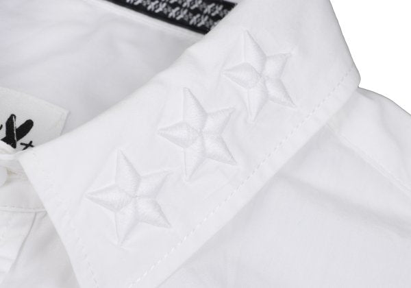 S'YTE Cotton Collar Star Embroidered S/S Shirt White Size L