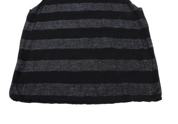COMME des GARCONS HOMME PLUS 21SS Vest Black/Silver Knit Size L