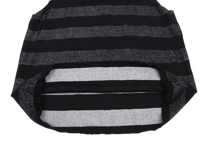 COMME des GARCONS HOMME PLUS 21SS Vest Black/Silver Knit Size L