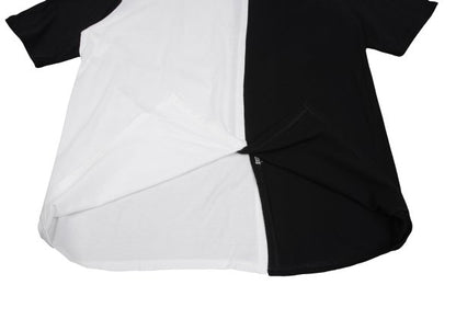 S'YTE Two-Tone Slit T-Shirt Black White Size 3