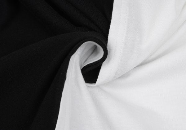 S'YTE Two-Tone Slit T-Shirt Black White Size 3