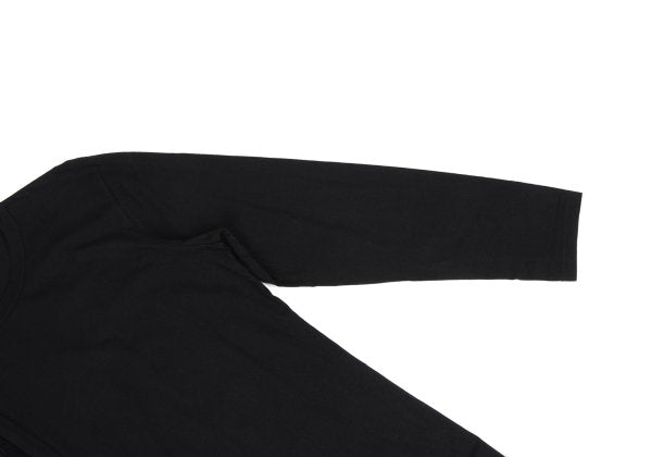 S'YTE Black Fringe Panel Long Sleeve Top Cotton Size 3