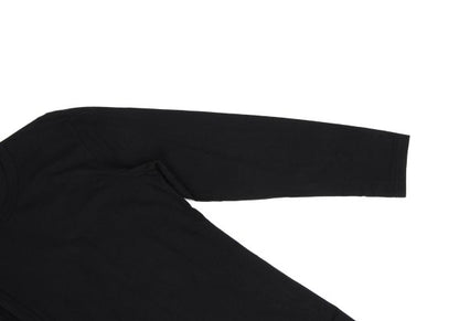 S'YTE Black Fringe Panel Long Sleeve Top Cotton Size 3